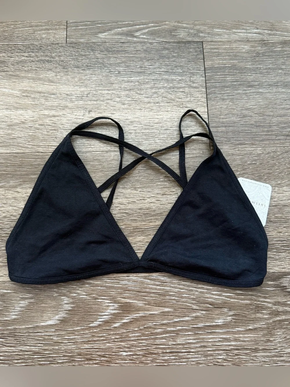 NWT Free People Intimately Strappy Black Bra